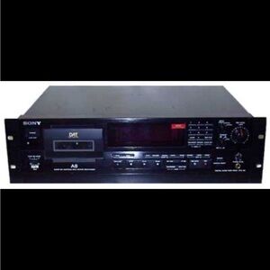Sony Black Digital Audio Tape Deck